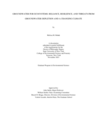 Groundwater for Ecosystems: Reliance, Resilience, and Threats From Groundwater Depletion and a Changing Climate