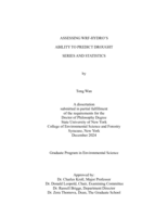 Assessing WRF-Hydro’s Ability to Predict Drought Series and Statistics