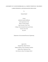Assessment of Coated Paperboard as a Compost Feedstock: Treatment, Carbon Emissions, and Degradation Indicators